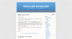 Desktop Screenshot of blog.koschi.de